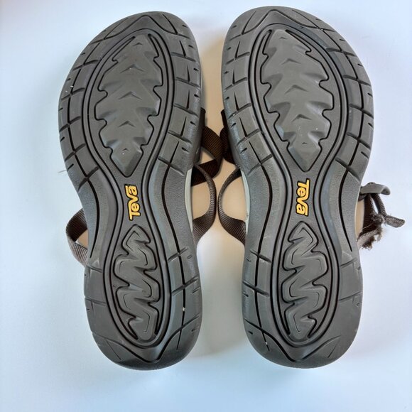 Teva Voya Infinity Brown Sandals Women’s 8 Adjustable Strappy Slides READ - Picture 5 of 8
